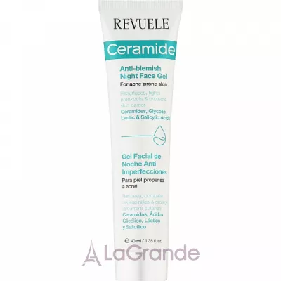 Revuele Ceramide Anti-Blemish Night Face Gel ������ ���� � ���������� ��� �������� � ���� ����