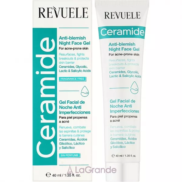 Revuele Ceramide Anti-Blemish Night Face Gel ͳ���� ���� � ��������� ��� ������� �� ���� ����
