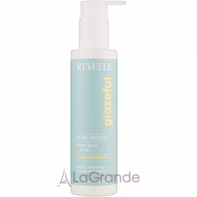 Revuele Glazeful Pure Velour Lactic Acid + PHA Milky Cleanser ������� ��� �������� c �������� �������� � PHA