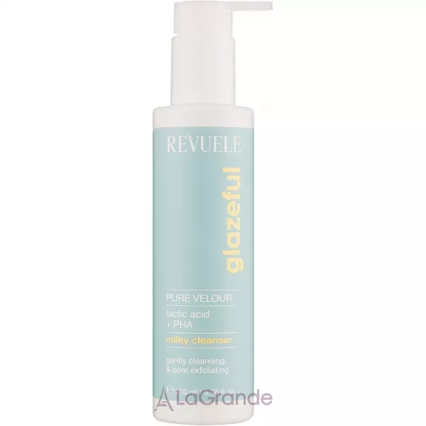 Revuele Glazeful Pure Velour Lactic Acid + PHA Milky Cleanser ������� ��� �������� c �������� �������� � PHA