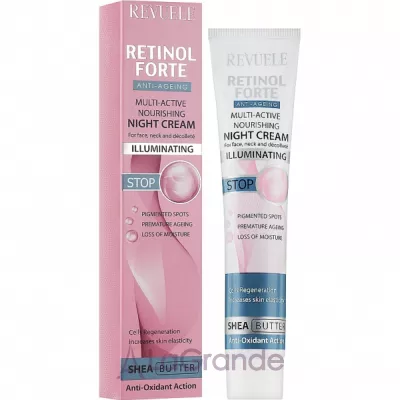 Revuele Retinol Forte Multi-Active Nourishing Night Cream �������������� ����������� ������ ���� ��� ����