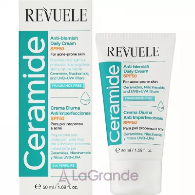 Revuele Ceramide Anti-Blemish Daily Cream SPF50 ������� ���� ������ ���������� ����� SPF50