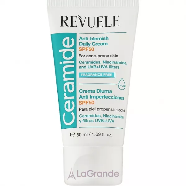 Revuele Ceramide Anti-Blemish Daily Cream SPF50 ������ ���� ����� ��������� ���� SPF50