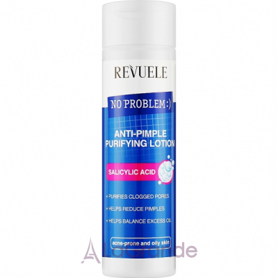Revuele No Problem Anti-Pimple Purifyng Lotion ������ ��� ���� ��� �������� � ���� � ������ ����, � ����������� ��������