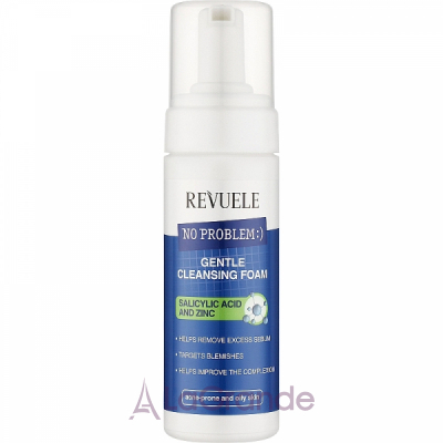 Revuele No Problem Salycylic Acid & Zinc Gentle Cleansing Foam ����� ��� �������� � ����������� �������� � ������ ��� �������� � ���� � ������ ����