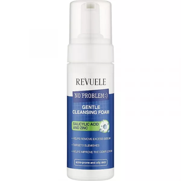 Revuele No Problem Salycylic Acid & Zinc Gentle Cleansing Foam ����� ��� �������� � ����������� �������� � ������ ��� �������� � ���� � ������ ����