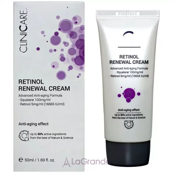 ClinicCare Retinol Renewal Cream Відновлювальний крем для обличчя з ретинолом