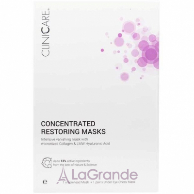ClinicCare Concentrated Restoring Masks ���� ����� ��� ����, ���� � ������ 3 ��