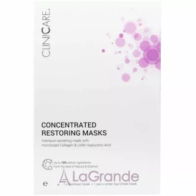ClinicCare Concentrated Restoring Masks ���� ����� ��� ����, ���� � ������ 3 ��