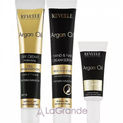Revuele Argan Oil Gift Set ����� (f/cr/50ml + h/ser/50ml + eye/elixir/25ml)