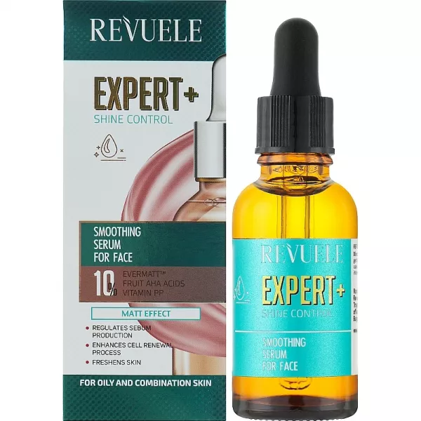 Revuele Expert+ Shine Control Smoothing Face Serum �������������� ��������� ��� ����