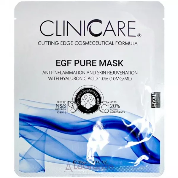 ClinicCare EGF Pure anti-inflammation mask with 1.0% HA ����������� ����� � 1% ����������� ��������