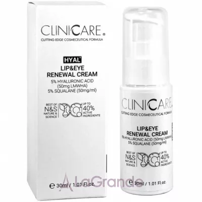 ClinicCare Hyal Lip&Eye Renewal Cream ³������������� ���� ��� ��� � ����