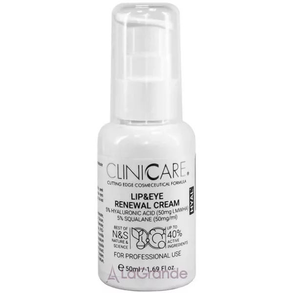 ClinicCare Hyal Lip&Eye Renewal Cream ³������������� ���� ��� ��� � ����