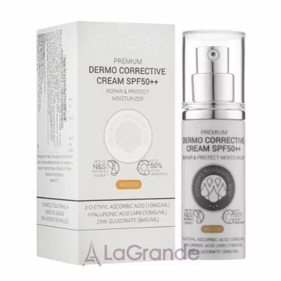 ClinicCare Premium Dermo Corrective Cream SPF50++ ������������� ���� 5 � 1 �� ����������������� ��������