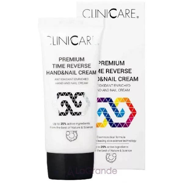 ClinicCare Premium Time Reverse Hand & Nail Cream Преміальний крем для рук і нігтів