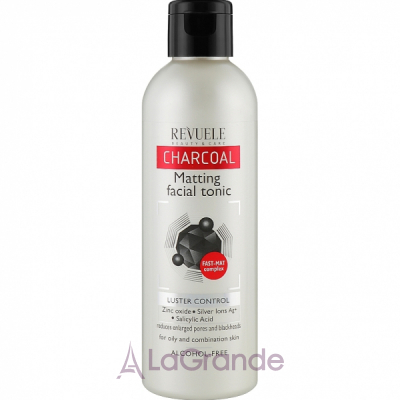 Revuele Charcoal Matting Facial Tonic ���������� ����� ��� ����