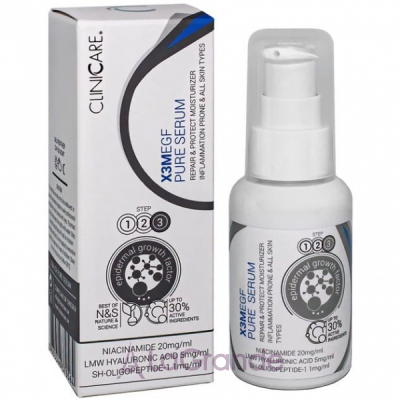ClinicCare X3M Egf Pure Serum Moisturiser ��������� ����������� ��������� ��� ����