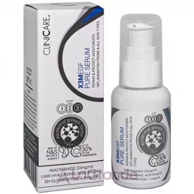ClinicCare X3M Egf Pure Serum Moisturiser ��������� ����������� ��������� ��� ����