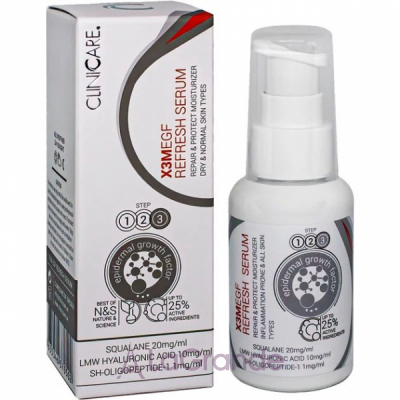 ClinicCare X3M Egf Refresh Serum Moisturiser ��������� � ����������������� � �������������� ��������