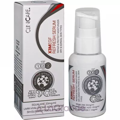 ClinicCare X3M Egf Refresh Serum Moisturiser ��������� � ����������������� � �������������� ��������