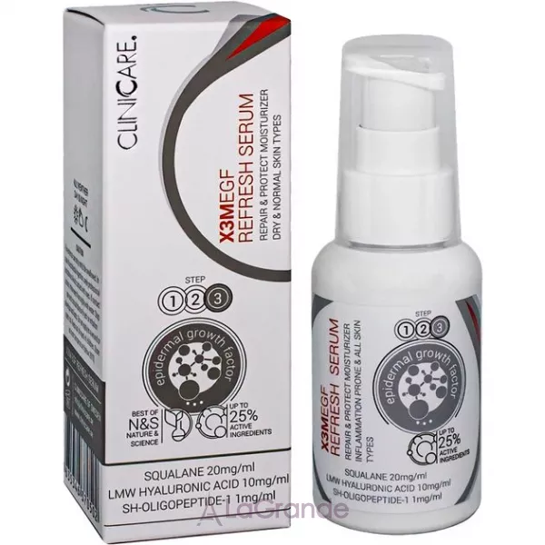 ClinicCare X3M Egf Refresh Serum Moisturiser ��������� � �������������� � ��������������� �������