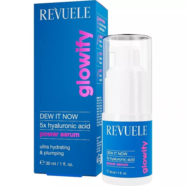 Revuele Glowify Dew It Now 5X Hyaluronic Acid Power Serum ��������� ��� ���� � 5-������� ����������� ������������ �������