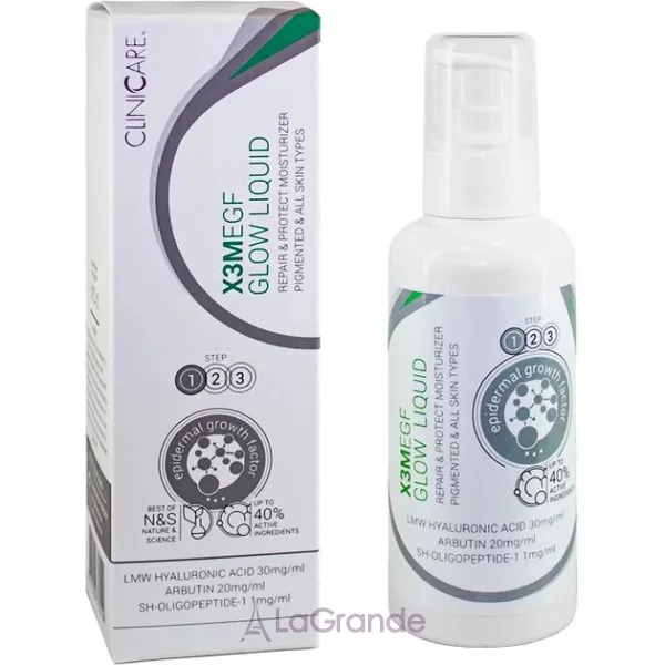 ClinicCare X3M Egf Glow Liquid Moisturiser ������������� � ���������� ����� ��� �������