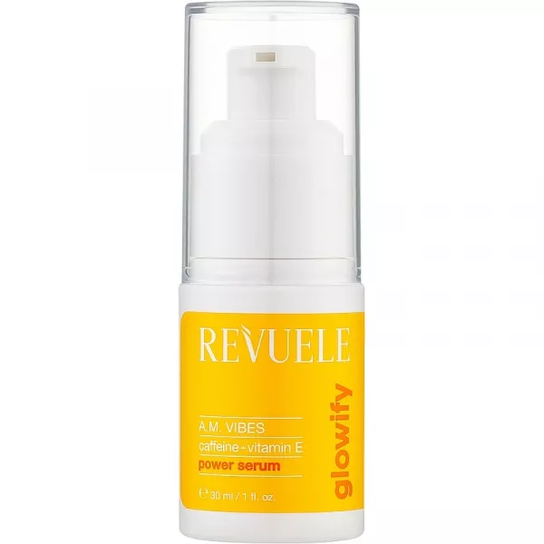 Revuele Glowify A.M. Vibes Caffeine + Vitamin E Power Serum ��������� ��� ���� ������ ���� � ��������� � � ��������
