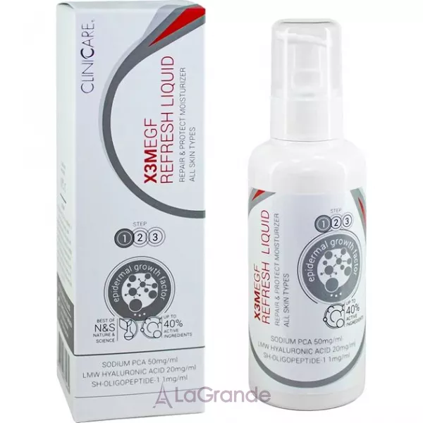 ClinicCare X3M Egf Refresh Liquid Moisturizer ��������������� � �������������� ����� ��� �������