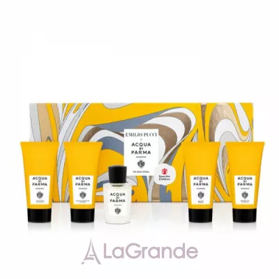 Acqua di Parma Colonia Barbiere The Daily Ritual Set ���������� �����  (edc20ml + f/gel40ml + shr/cr40ml + a/sh40ml +h/sh40 ml)