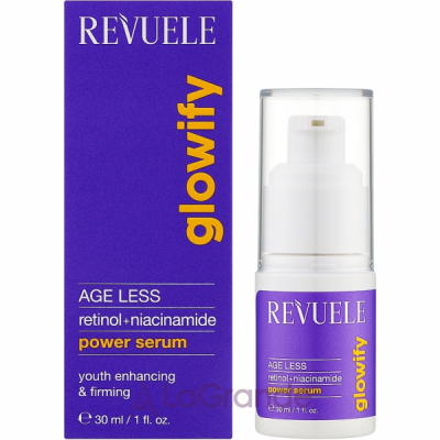 Revuele Glowify Age Less Retinol + Niacinamide Power Serum ��������� ��� ���� � ��������� � ������������