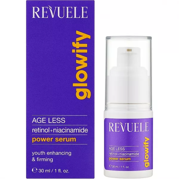 Revuele Glowify Age Less Retinol + Niacinamide Power Serum ��������� ��� ���� � ��������� � ������������