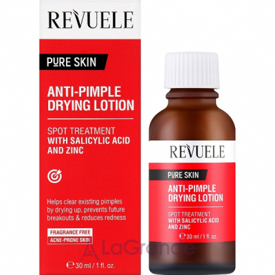 Revuele Pure Skin Anti-Pimple Drying Lotion ������ ��� ������������ ������, � ����������� �������� � ������