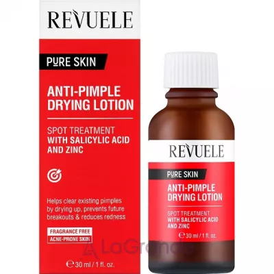 Revuele Pure Skin Anti-Pimple Drying Lotion ������ ��� ������������ ������, � ����������� �������� � ������
