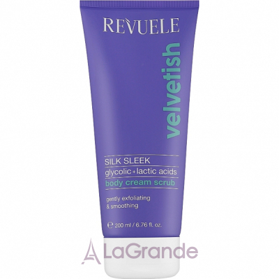 Revuele Velvetish Silk Sleek Body Cream Scrub ����� ��� ���� � ����������� � �������� ���������