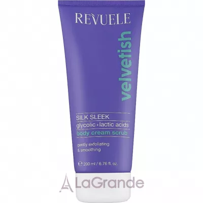 Revuele Velvetish Silk Sleek Body Cream Scrub ����� ��� ���� � ����������� � �������� ���������