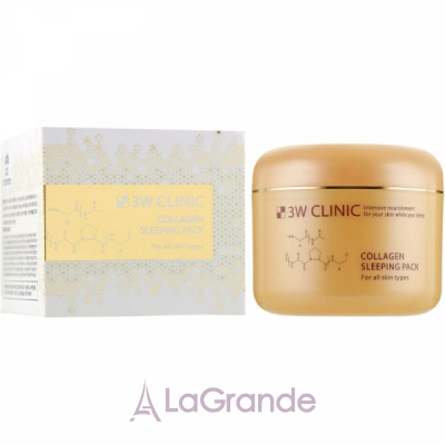 3W Clinic Collagen Sleeping Pack ������������� ����� ����� ��� �������, � ���������