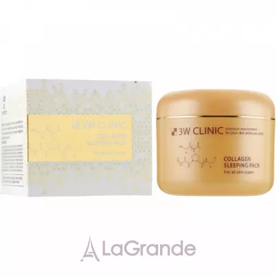 3W Clinic Collagen Sleeping Pack ������������� ����� ����� ��� �������, � ���������