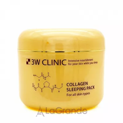 3W Clinic Collagen Sleeping Pack ������������� ����� ����� ��� �������, � ���������