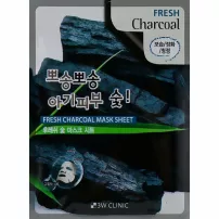 3W Clinic Fresh Charcoal Mask Sheet �������� ����� ��� ���� � ��������� �����
