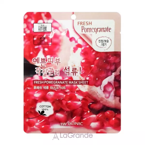 3W Clinic Fresh Pomegranate Mask Sheet �������� ����� ��� ������� � ���������� �������