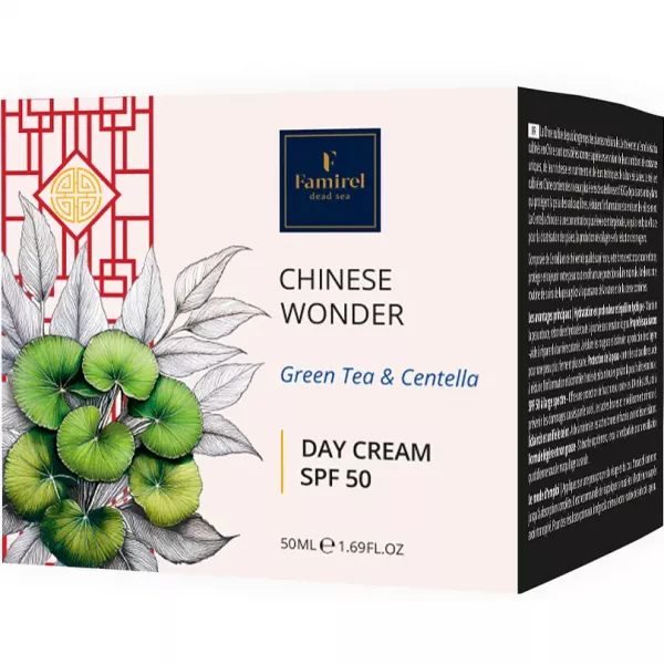Famirel Chinese Wonder Green Tea & Centella SPF 50 ������ ���� ������� ��� �� �������� SPF 50