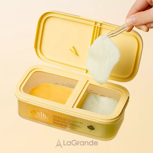 D'Alba Double Quick Liposome Serum Mask Pad ����������� ����������������� �����-���� � ������������� �����������