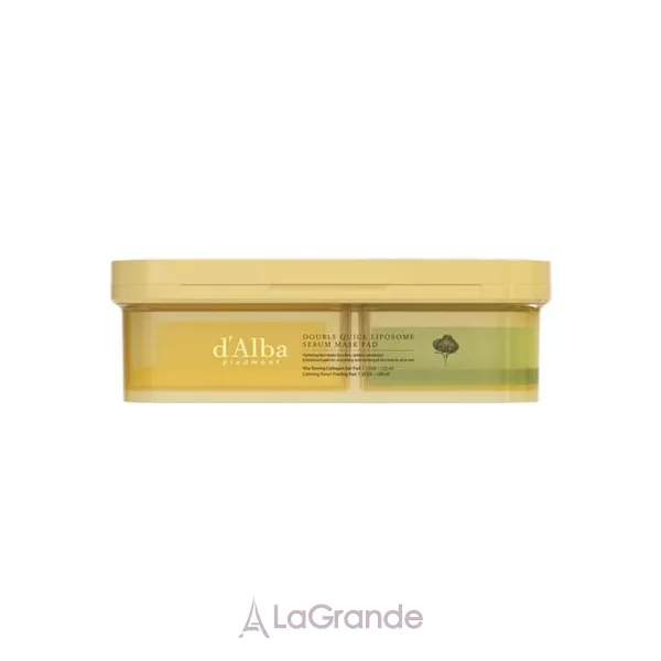 D'Alba Double Quick Liposome Serum Mask Pad ����������� ����������������� �����-���� � ������������� �����������