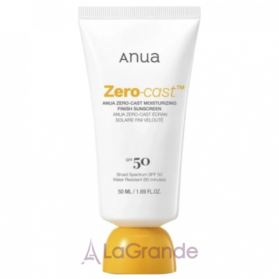 Anua Zero-Cast Moisturizing Finish Sunscreen SPF50 �������������� ������������� ���� ��� ������� SPF50