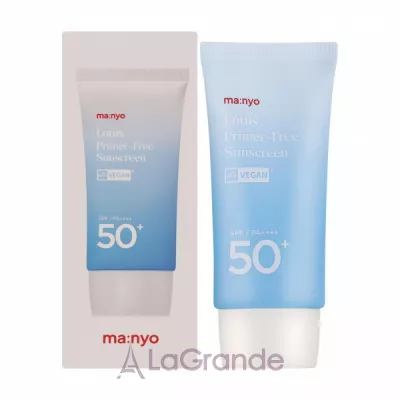 Manyo Lotus Primer-Free Sunscreen SPF50+ PA++++ �������������� ���� ��� ���� SPF50+