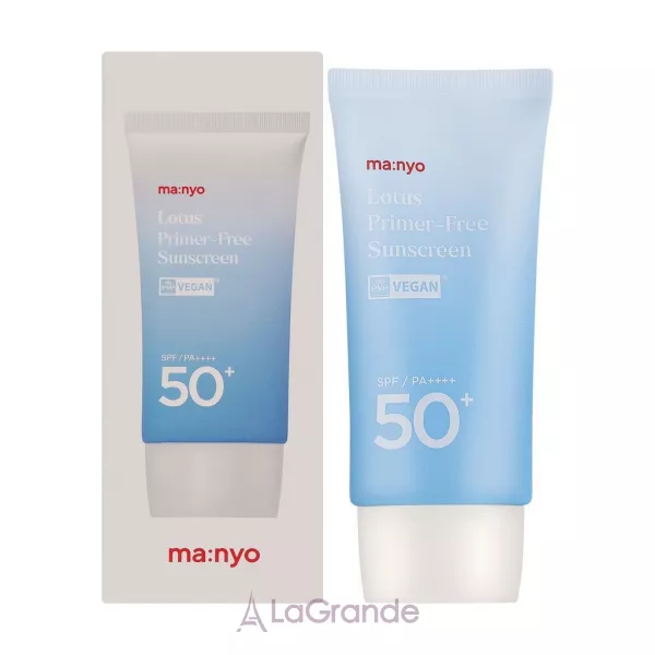 Manyo Lotus Primer-Free Sunscreen SPF50+ PA++++ �������������� ���� ��� ���� SPF50+