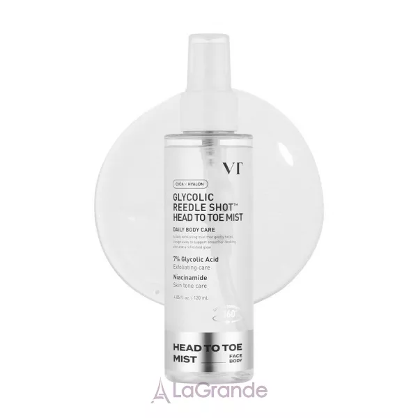 VT Cosmetics Glycolic Reedle Shot Head Toe Mist ���� ��� ���� � ���� � 7% ���������� �������� � ������������