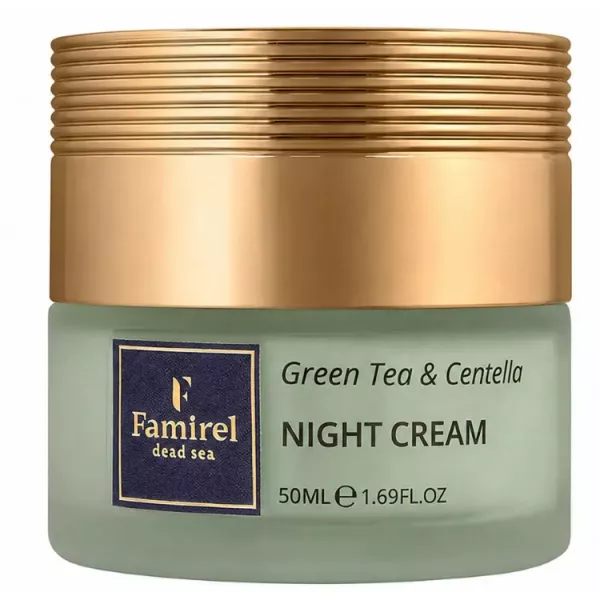 Famirel Chinese Wonder Green Tea & Centella Night Cream ͳ���� ���� �� ������� ��� �� ��������